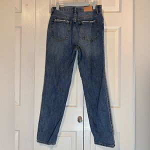 Pistola straight leg high waist jeans size 27